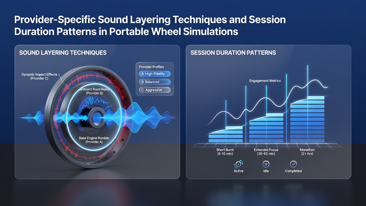 Mobile device displaying layered audio controls in a portable wheel simulation interface