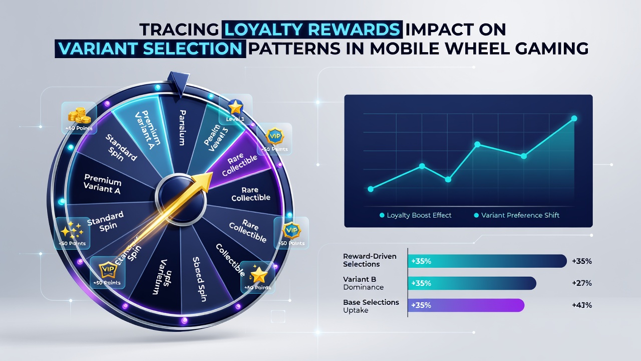 Mobile roulette interface showing loyalty reward tiers and variant options on a smartphone screen